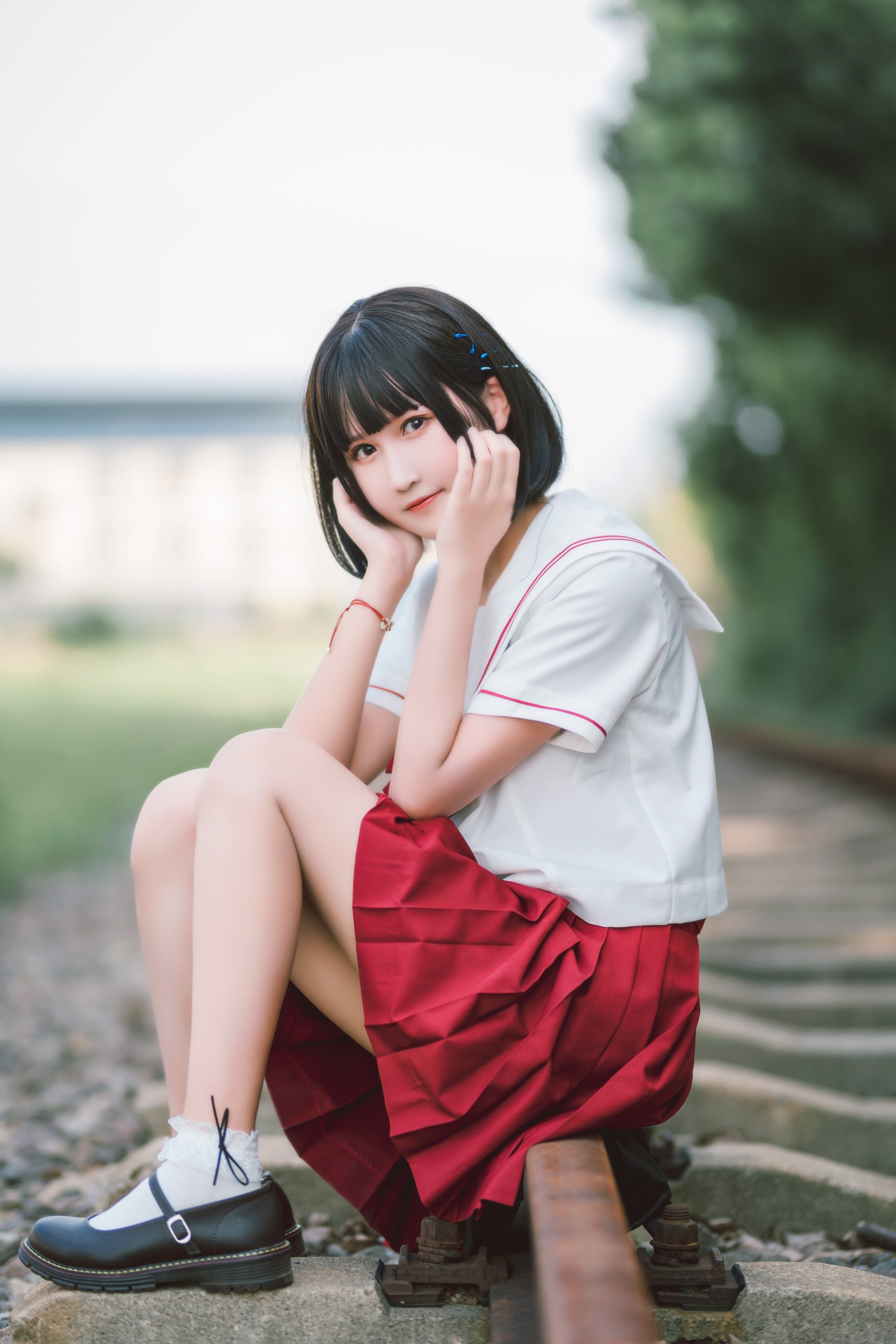 图片[1]-三度_69 – NO.016 JK红裙[11P]-XikXak